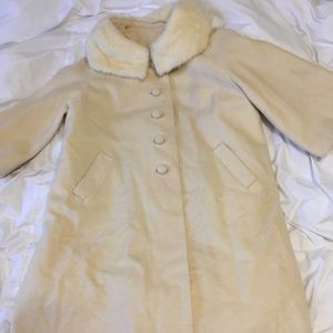 1950s Wool Fur Collar